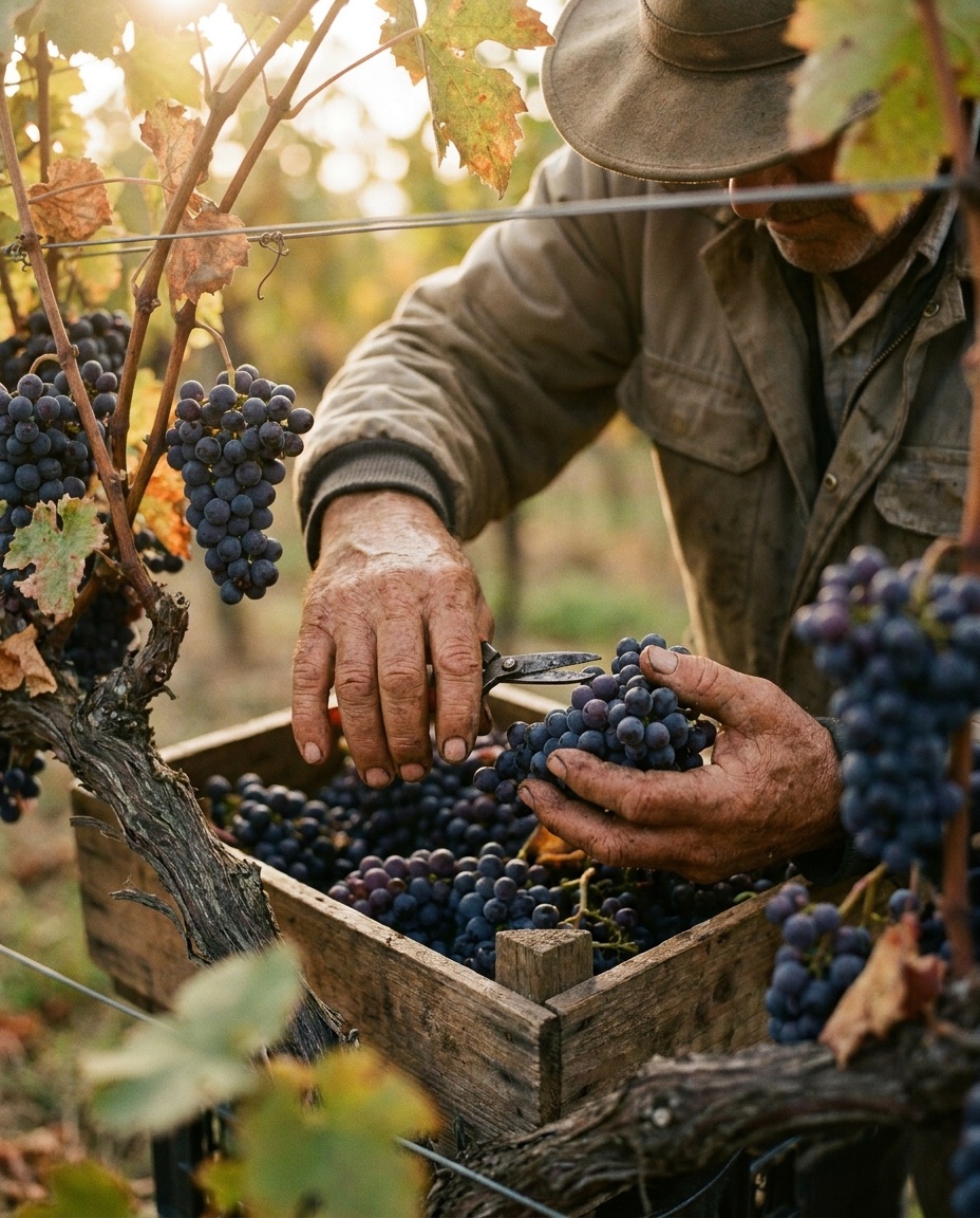 Harvest on the slope: nine hours, two days